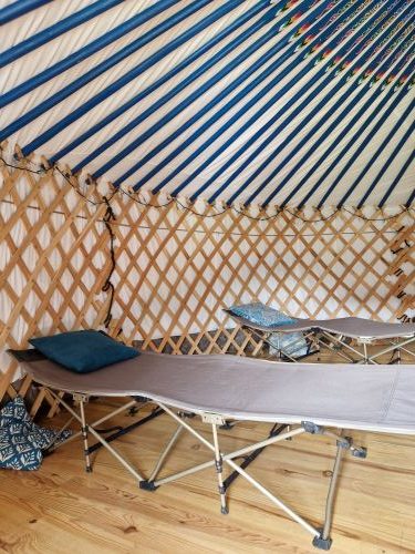 yourte en mode camping près de Douai